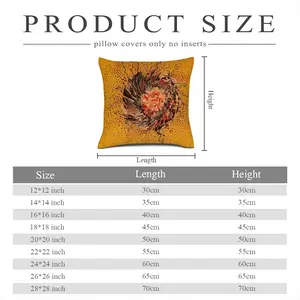 Cellular Universe Q Linen Throw Pillow (Multi-Size)