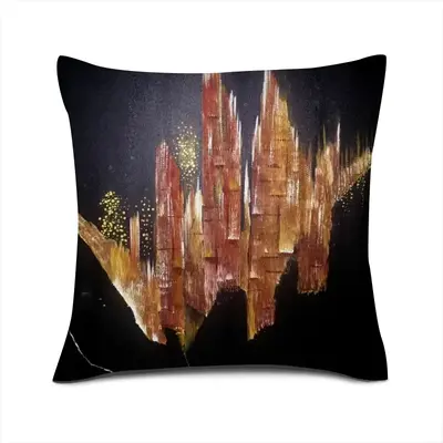 Crystals Linen Throw Pillow (Multi-Size)