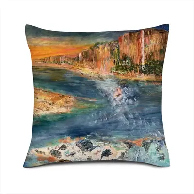 Angel Of My Land Linen Throw Pillow (Multi-Size)