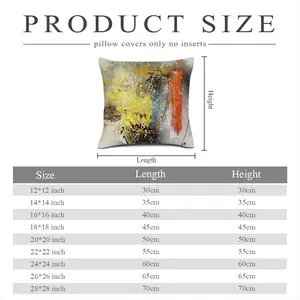 Flick F Linen Throw Pillow (Multi-Size)