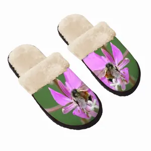 Men Kahshe Lake Buzzer Bee Fuzzy Slippers