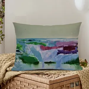 Water Falling Polyester Pillow (Rectangle, Multi-Size)