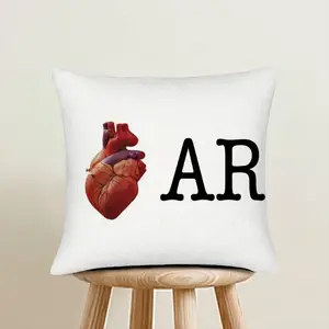 I Love Art Linen Throw Pillow (Multi-Size)