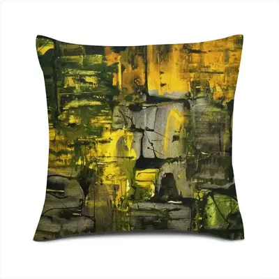 The Gold Of The Sun Linen Throw Pillow (Multi-Size)