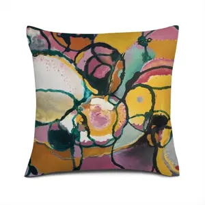 Vibrant Linen Throw Pillow (Multi-Size)