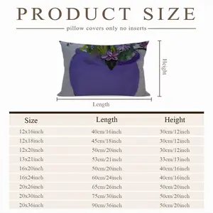 Purple 2019 Polyester Pillow (Rectangle, Multi-Size)