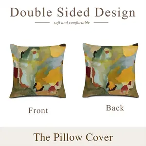 Desert Crossing Linen Throw Pillow (Multi-Size)