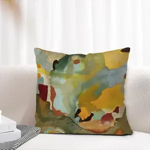 Desert Crossing Linen Throw Pillow (Multi-Size)