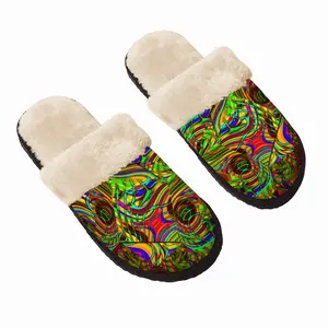 Men Ondulatoire Fuzzy Slippers