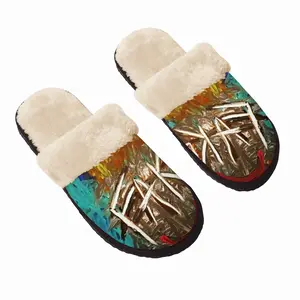 Men Fake Humanity Fuzzy Slippers