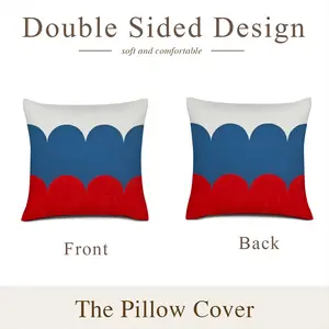 Flag 6 Linen Throw Pillow (Multi-Size)