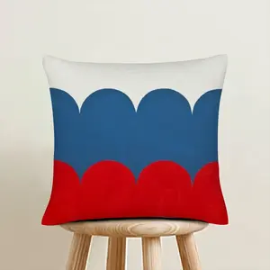 Flag 6 Linen Throw Pillow (Multi-Size)