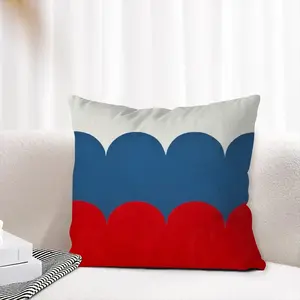 Flag 6 Linen Throw Pillow (Multi-Size)