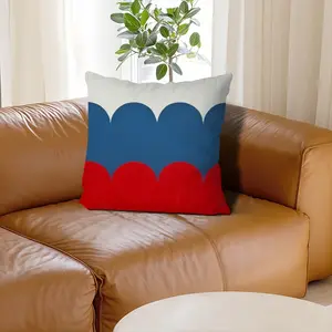 Flag 6 Linen Throw Pillow (Multi-Size)