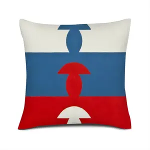 Flag 3 Linen Throw Pillow (Multi-Size)