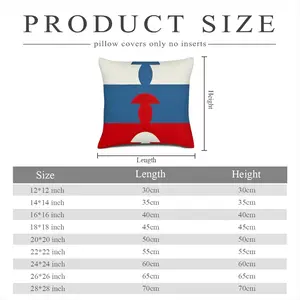 Flag 3 Linen Throw Pillow (Multi-Size)