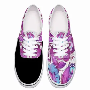 Men Purple Bouquet Low Top Shoes (Foam)