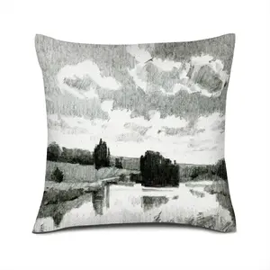 By The River Linen Throw Pillow (Multi-Size)