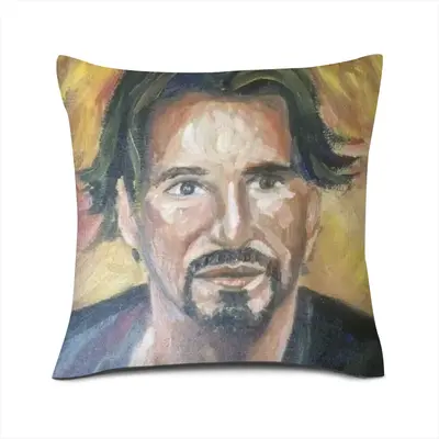 Al Pacino Linen Throw Pillow (Multi-Size)