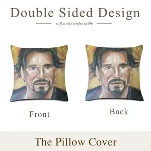 Al Pacino Linen Throw Pillow (Multi-Size)