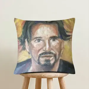 Al Pacino Linen Throw Pillow (Multi-Size)