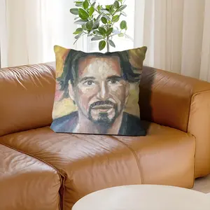 Al Pacino Linen Throw Pillow (Multi-Size)