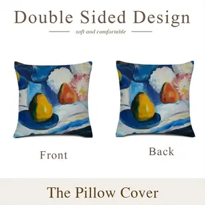 Still Life Linen Throw Pillow (Multi-Size)