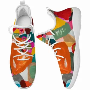 Men Pseudo Geometric I Cheerleading Dance Shoes