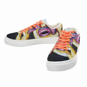 Men Dj Low Top Canvas Shoes