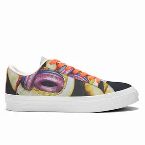 Men Dj Low Top Canvas Shoes