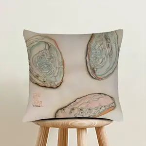 Abalone Linen Throw Pillow (Multi-Size)