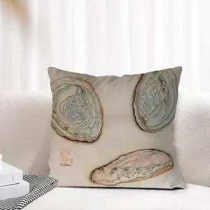 Abalone Linen Throw Pillow (Multi-Size)