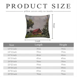 Crane Nest Linen Throw Pillow (Multi-Size)