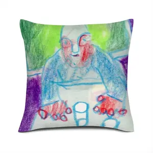 Everyday Micro-Scenes 001 Linen Throw Pillow (Multi-Size)