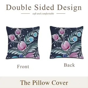 Night Pleasure Linen Throw Pillow (Multi-Size)