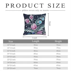 Night Pleasure Linen Throw Pillow (Multi-Size)