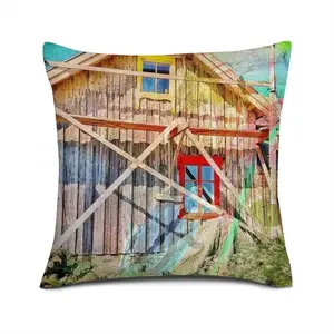 The Dancers House Linen Throw Pillow (Multi-Size)