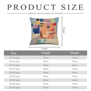 I Was Here Linen Throw Pillow (Multi-Size)