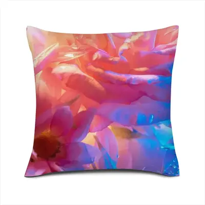 Flower Kiss 04 Linen Throw Pillow (Multi-Size)