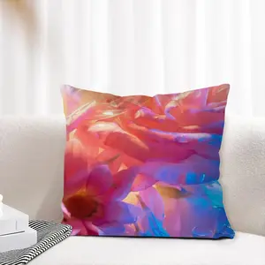 Flower Kiss 04 Linen Throw Pillow (Multi-Size)