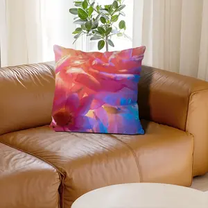 Flower Kiss 04 Linen Throw Pillow (Multi-Size)