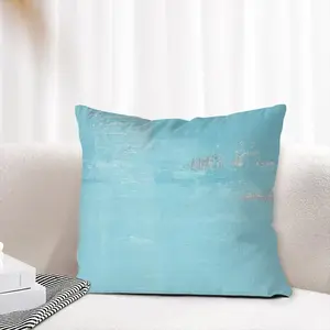 Blue Shoes Linen Throw Pillow (Multi-Size)