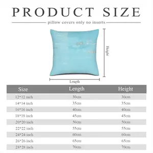 Blue Shoes Linen Throw Pillow (Multi-Size)