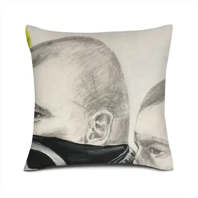 Skinheads Linen Throw Pillow (Multi-Size)