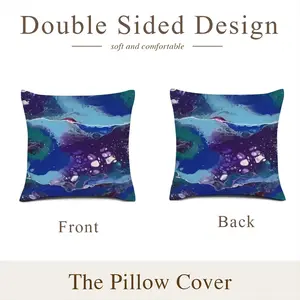 Creek Bed Linen Throw Pillow (Multi-Size)