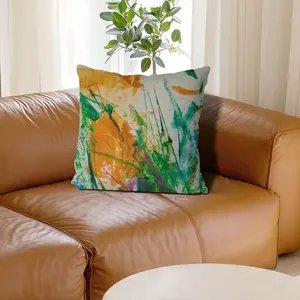 Spring Linen Throw Pillow (Multi-Size)