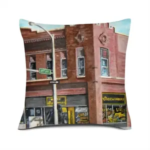 #17Th And O Sindwinders Linen Throw Pillow (Multi-Size)