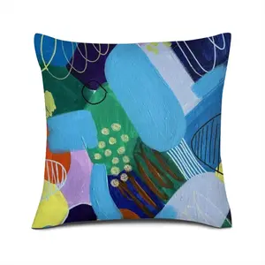 Flashy Emotions Linen Throw Pillow (Multi-Size)