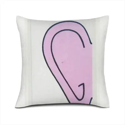 At Last A Picture I Can Talk To Linen Throw Pillow (Multi-Size)