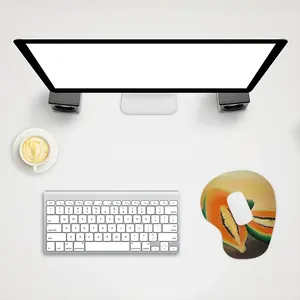 Papaya Freestyle Mouse Pad (Wrist Rest)